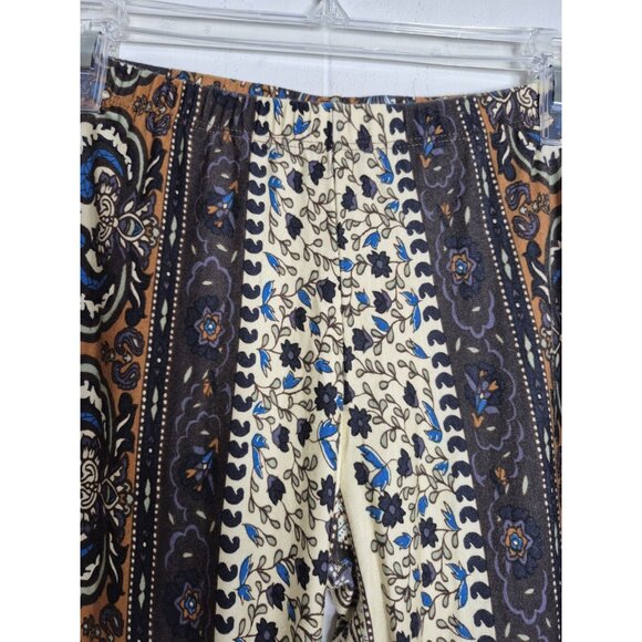 Novella Royale Janis Boho Floral Bell Bottoms Pants Size Small - Picture 4 of 6